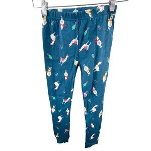 Carter’s Printed Christmas Llama Pajama Pants Size 7 Pull On Elastic Sleepwear